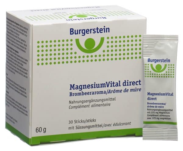 PICFRONT3DPLUS BURGERSTEIN Magnesiumvital direct Stick 30 Stk