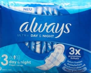 PICFRONT ALWAYS Ultra Binde Night mit Flügeln 9 Stk