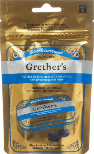 GRETHERS Blackcurrant Past o Z Btl 110 g
