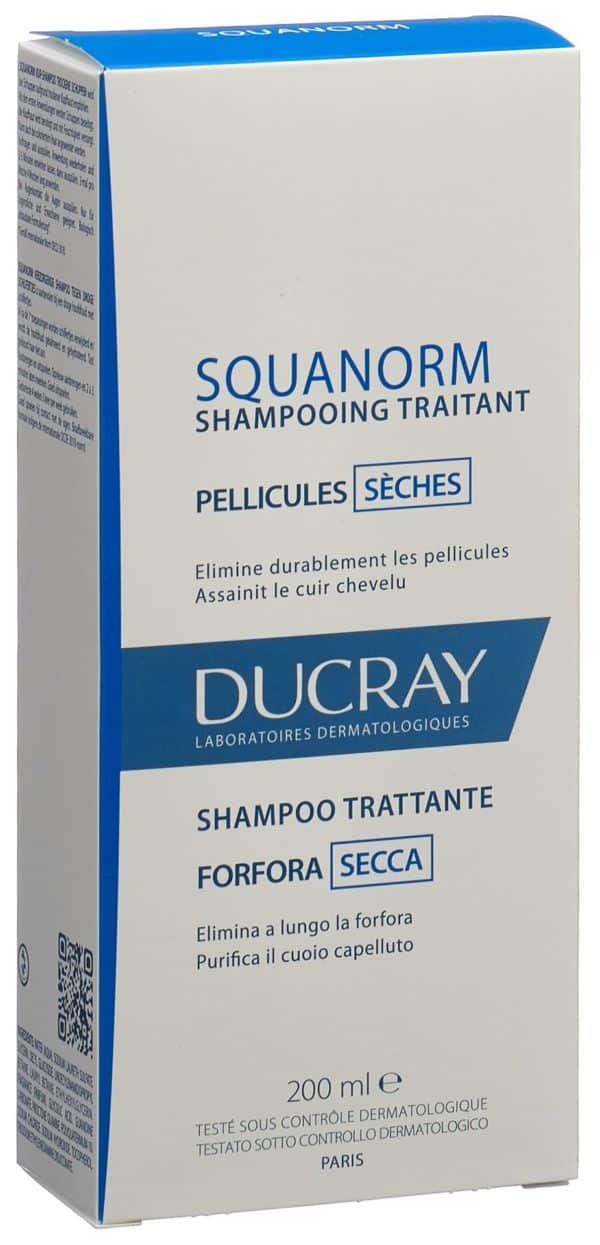 DUCRAY SQUANORM Shamp trock Schuppen Fl 200 ml