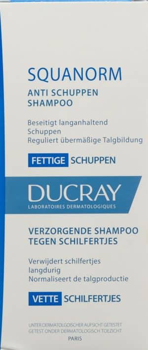 PICFRONT DUCRAY SQUANORM Shamp fett Schuppen Fl 200 ml