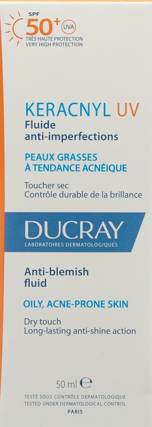PICFRONT DUCRAY KERACNYL UV Fluid SPF50+ Tb 50 ml