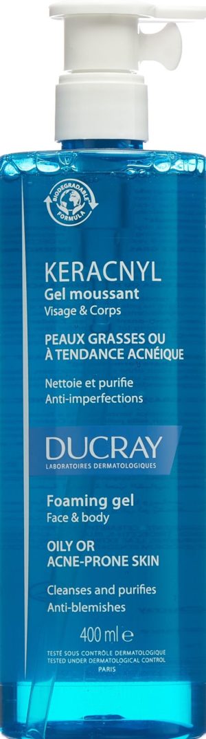 DUCRAY KERACNYL Reinigungsgel Tb 400 ml