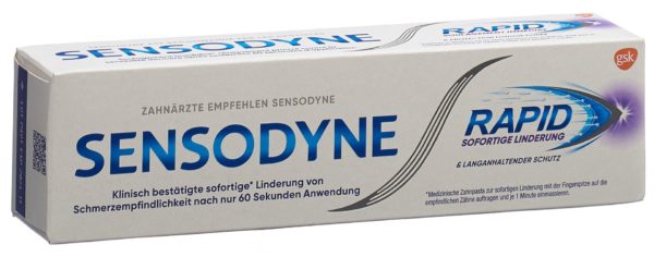 PICFRONT3D SENSODYNE Rapid Zahnpasta Tb 75 ml