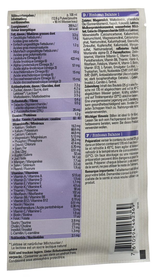 CONTENTBACK BIMBOSAN Balance Anfang Reise Btl 125 g