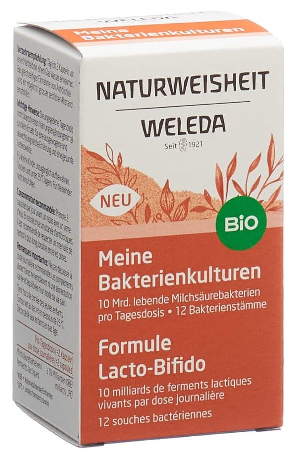 PICFRONT3D WELEDA NATURWEISHEIT Bakterienkulturen 40 Stk