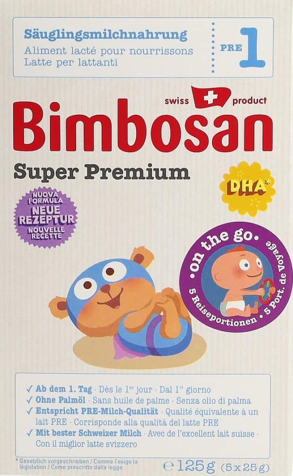 PICFRONT BIMBOSAN Super Premium 1 Säugling Reise 5 Btl 25 g