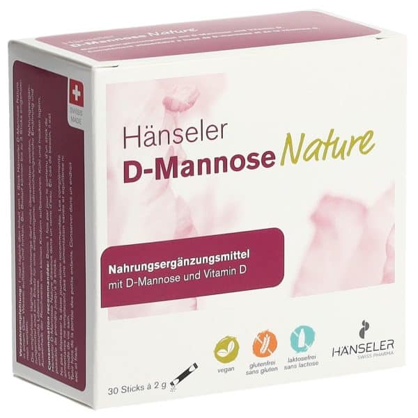 PICFRONT3D HÄNSELER D-Mannose Nature 30 Stick 2 g