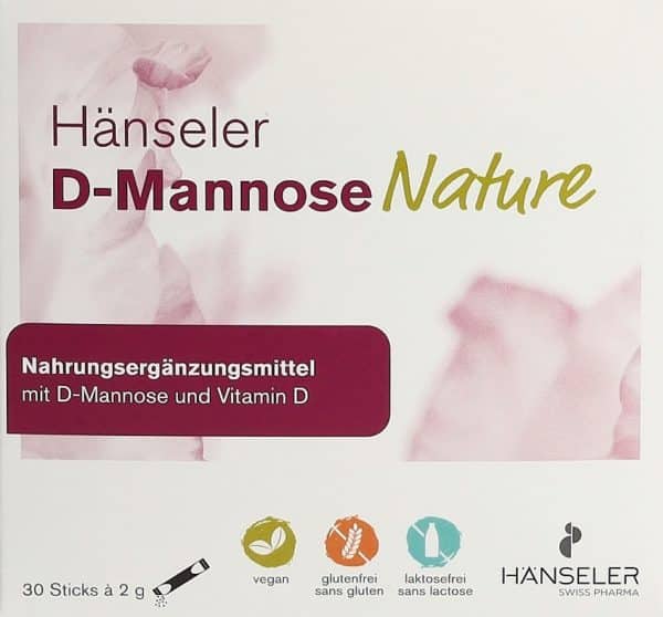 PICFRONT HÄNSELER D-Mannose Nature 30 Stick 2 g