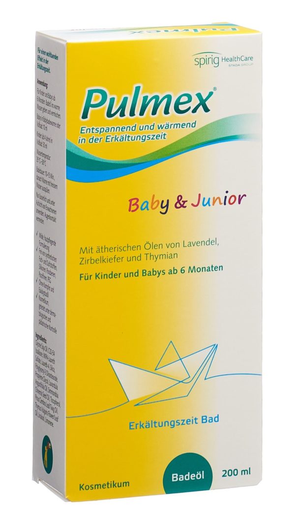 PICFRONT3D PULMEX Baby & Junior Bad Erkältungszeit 200 ml