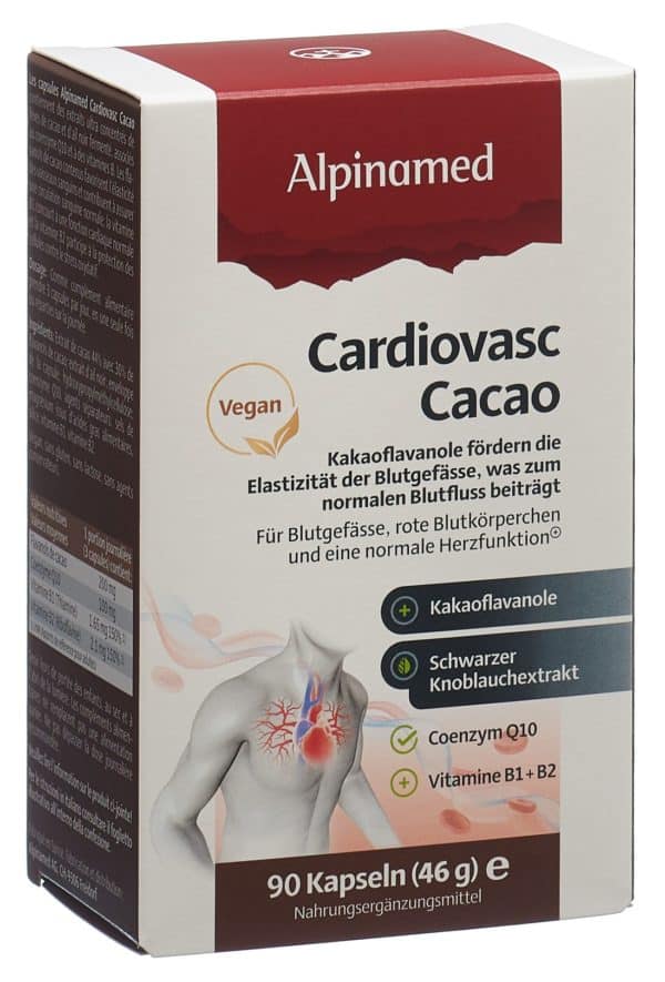 ALPINAMED Cardiovasc Cacao Kaps 90 Stk