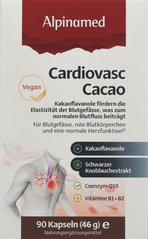 PICFRONT ALPINAMED Cardiovasc Cacao Kaps 90 Stk