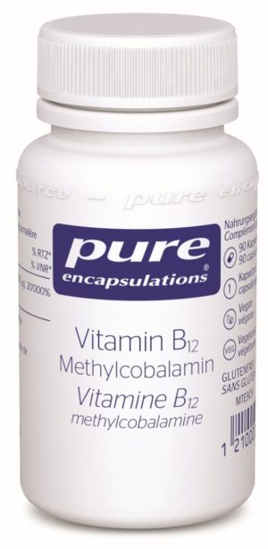 PURE B12 Methylcobalamin Kaps Fl 90 Stk