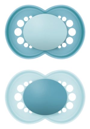 MAM Original Nuggi 16-36m blue/blue 2 Stk