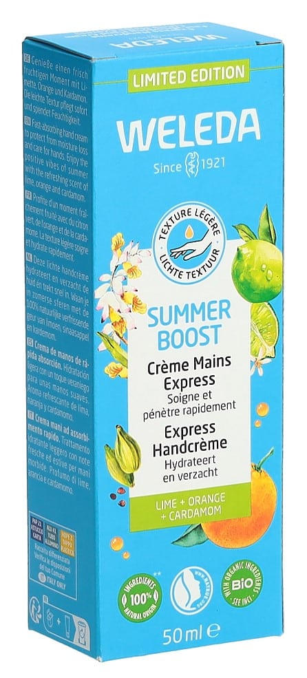 WELEDA Handcreme Express Summer Boost Tb 50 ml