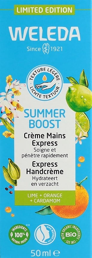 WELEDA Handcreme Express Summer Boost Tb 50 ml