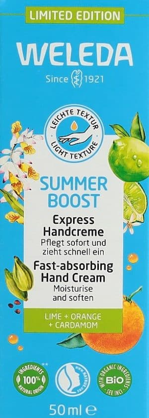 WELEDA Handcreme Express Summer Boost Tb 50 ml
