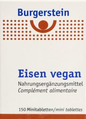 PICFRONT BURGERSTEIN Eisen Tabl vegan Ds 150 Stk