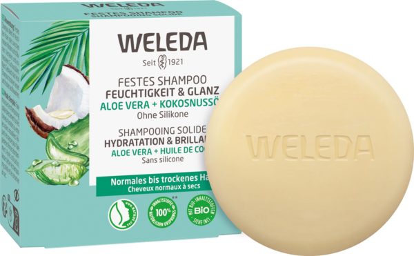 PICFRONT3DPLUS WELEDA Festes Shampoo Feuchtigkeit&Glanz 50 g