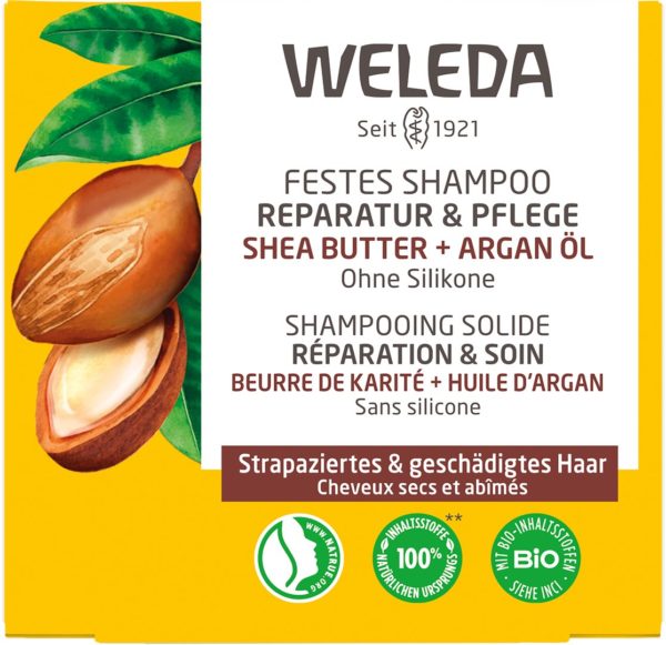 PICFRONT3D WELEDA Festes Shampoo Reparatur&Pflege 50 g