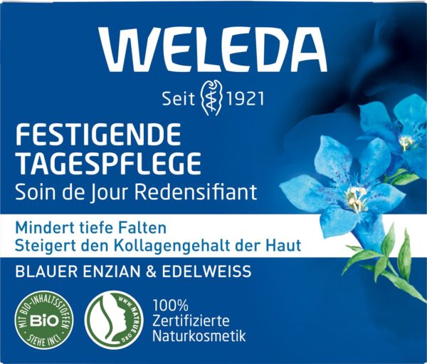 PICFRONT3D WELEDA Tagespflege festigend bl Enz&Edelw 40 ml