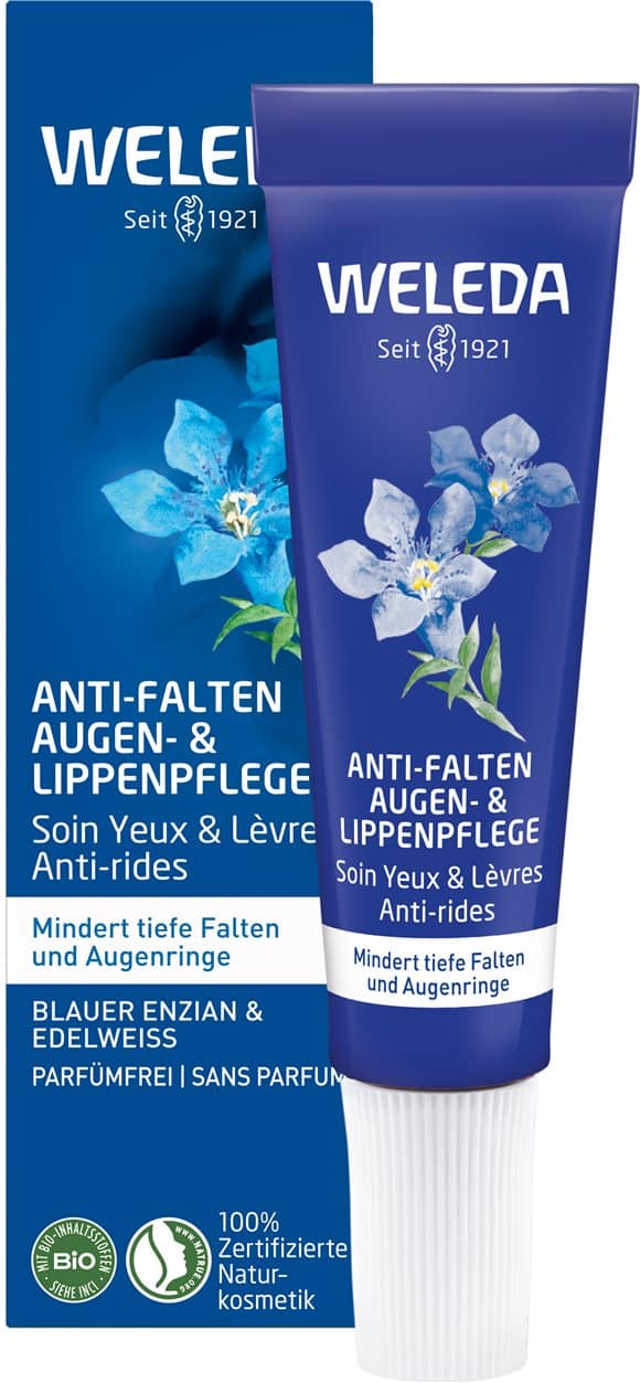 PICFRONT3DPLUS WELEDA Augen&Lippen Anti-Falten bl Enz&Edelw 10 ml