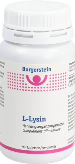 PICFRONT BURGERSTEIN L-Lysin Tabl Ds 90 Stk