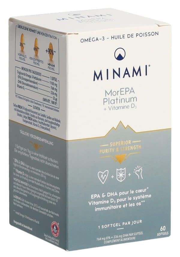 PICBACK3D MINAMI MorEPA Platinum Softgels Ds 60 Stk