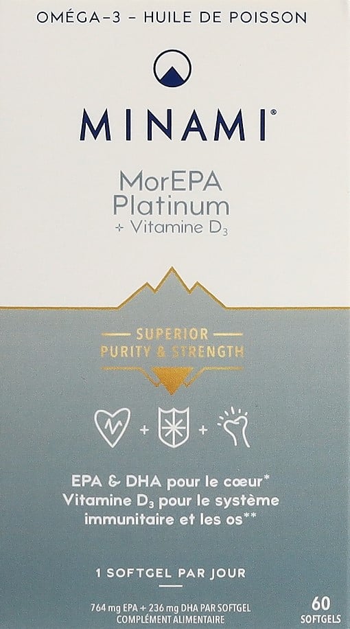 PICBACK MINAMI MorEPA Platinum Softgels Ds 60 Stk