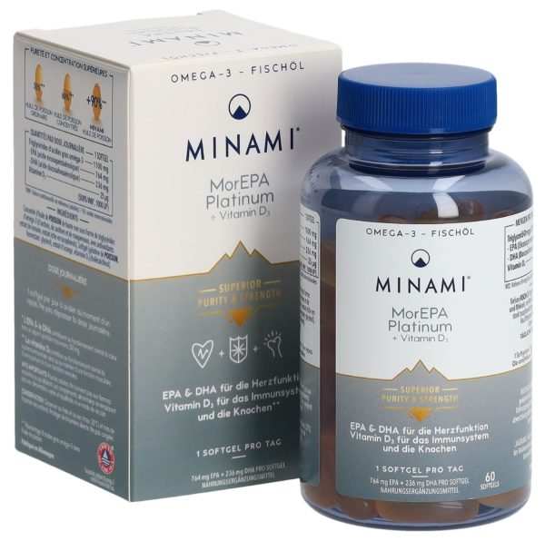 PICFRONT3DPLUS MINAMI MorEPA Platinum Softgels Ds 60 Stk
