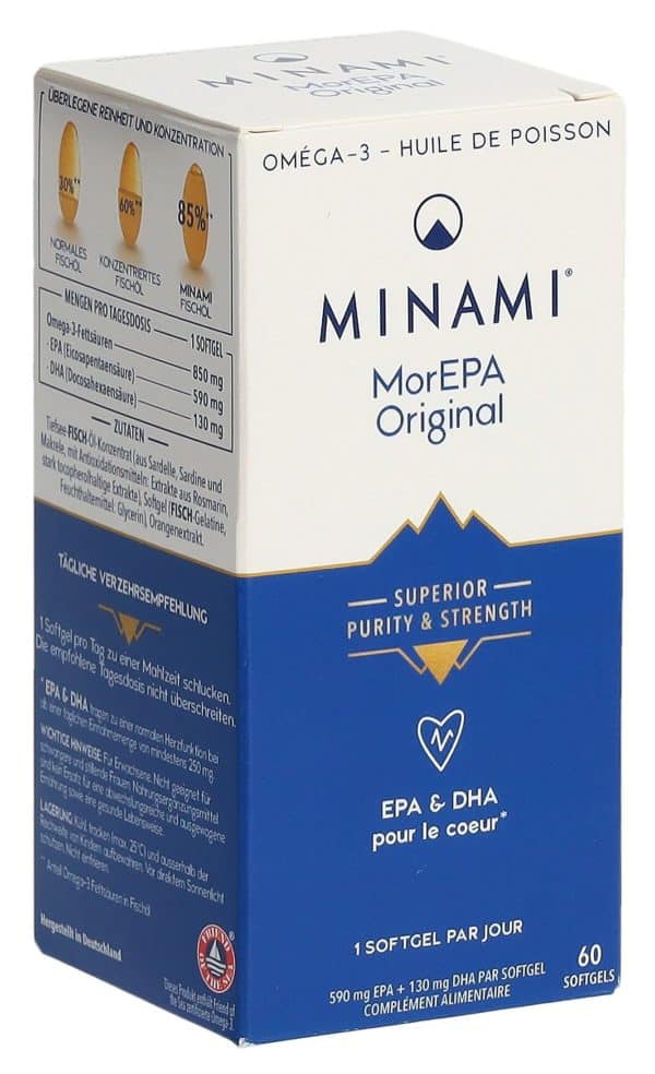 PICBACK3D MINAMI MorEPA Original Softgels Ds 60 Stk