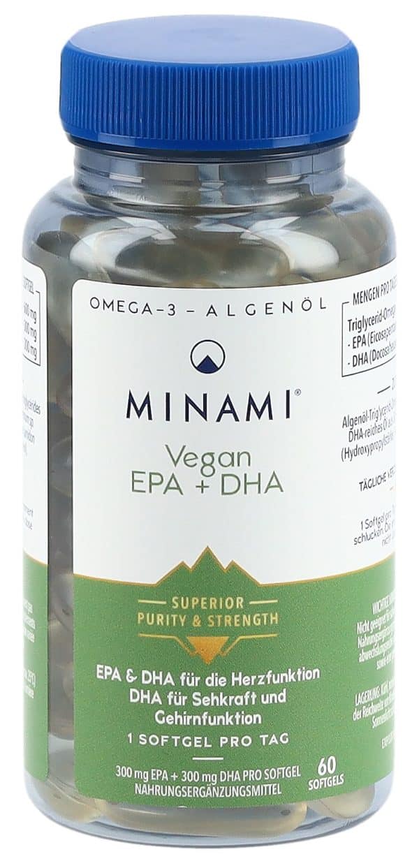 MINAMI Vegan EPA+DHA Softgels Ds 60 Stk