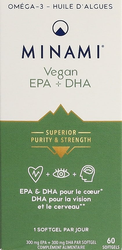 MINAMI Vegan EPA+DHA Softgels Ds 60 Stk