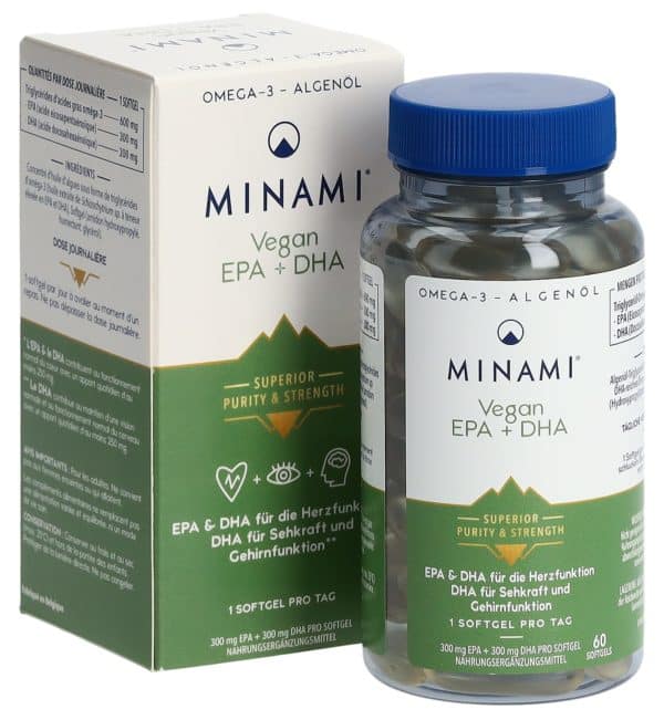 MINAMI Vegan EPA+DHA Softgels Ds 60 Stk