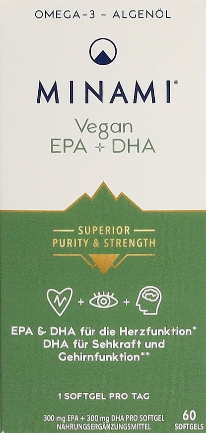 MINAMI Vegan EPA+DHA Softgels Ds 60 Stk