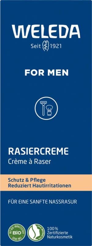 WELEDA FOR MEN Rasiercreme (n) Tb 75 ml