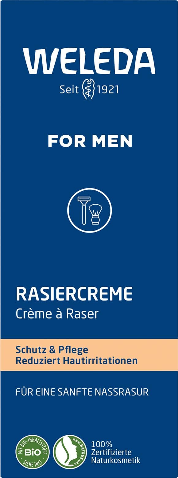 PICFRONT3D WELEDA FOR MEN Rasiercreme (n) Tb 75 ml