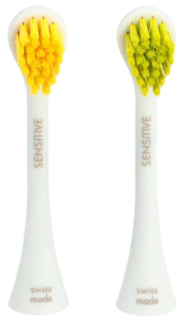 CURAPROX Hydrosonic Ersatzbü se gelb-grün 1 Paar