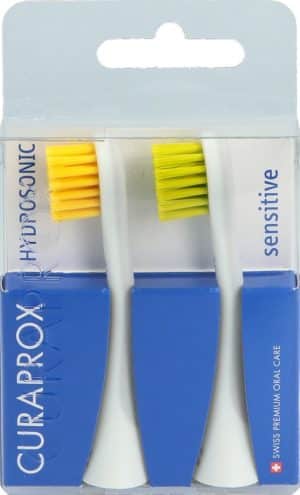 CURAPROX Hydrosonic Ersatzbü se gelb-grün 1 Paar
