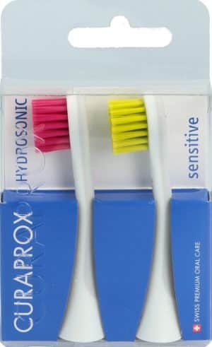 CURAPROX Hydrosonic Ersatzbü se rot-grün 1 Paar
