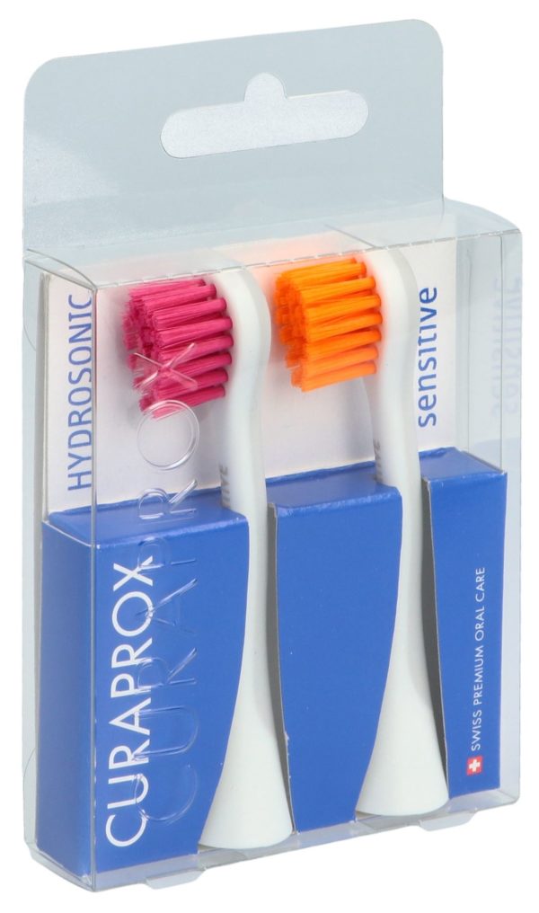 PICFRONT3D CURAPROX Hydrosonic Ersatzbü se rot-ora 1 Paar