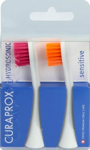 CURAPROX Hydrosonic Ersatzbü se rot-ora 1 Paar