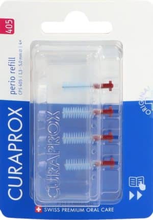 PICFRONT CURAPROX CPS 405 Perio refill 4x Kirsch rot