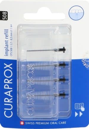 CURAPROX CPS 508 Implant refill 4x schwarz