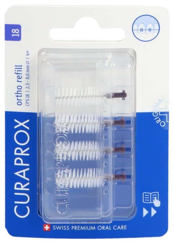 PICFRONT3D CURAPROX CPS 18 Ortho refill 4x violett