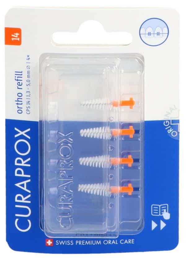 PICFRONT3D CURAPROX CPS 14 Ortho refill 4x orange