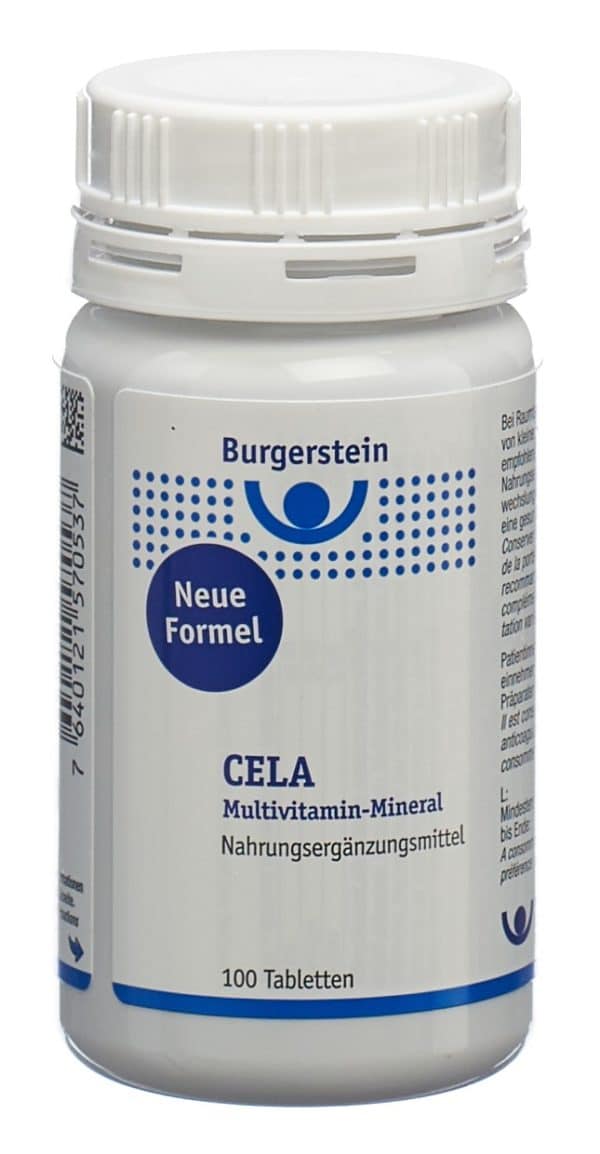 PICFRONT3D BURGERSTEIN Multivitamin-Mineral CELA Tabl 100 Stk