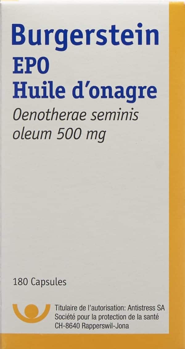 BURGERSTEIN EPO Weichkaps 500 mg 180 Stk