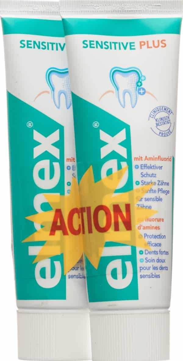 PICFRONT ELMEX SENSITIVE Zahnpasta Duo 2 x 75 ml