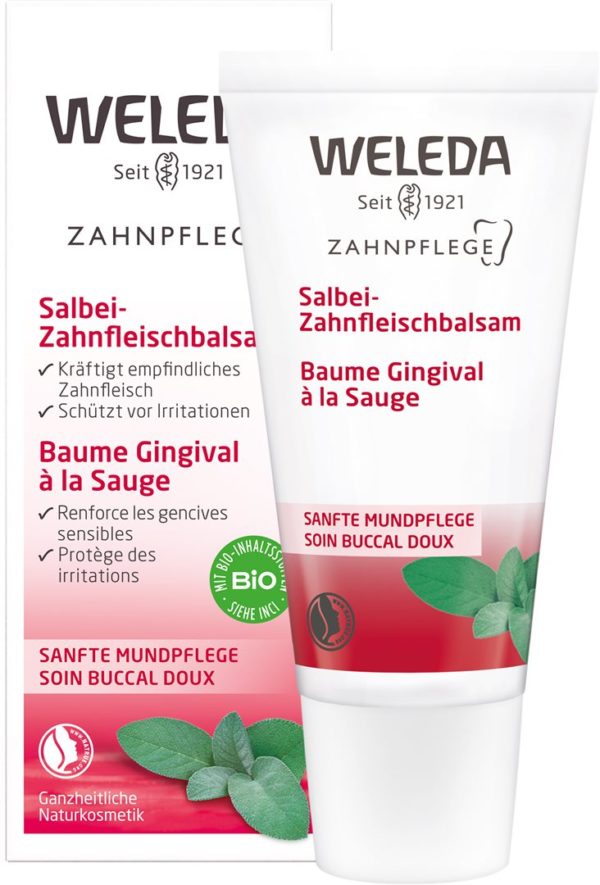 PICFRONT3DPLUS WELEDA Zahnfleischbalsam Salbei Tb 30 ml